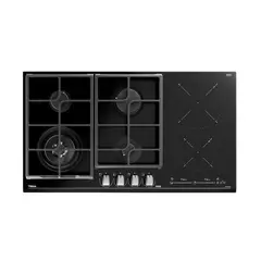 TEKA - Cocina Empotrable Mixta Gas Inducción 90cm 6 Hornillas JZC 96342 BBB BK