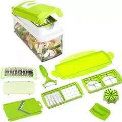 GENERICO - Cortador, Picador y Rallador Multiusos – 11 pcs