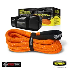 POWERED BY G4X4 GLOBAL 4 X 4 PE - ESLINGA KINÉTICA REFLECTIVA 14,000 KGS 9MTS OFFROAD FISHING