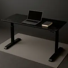 DREIZT - Escritorio Eléctrico Altura regulable 120x60 Negro XDesk Smart
