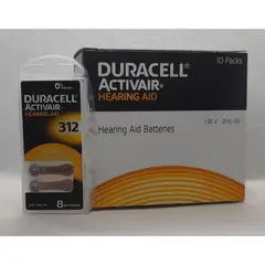 DURACELL - PILA 312 x 8 CAJA 80 UND