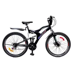 BOX BIKE - Bicicleta Box Doble Suspensión Aro 26 - Negro