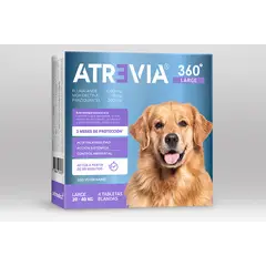 ATREVIA - ANTIPULGAS PARA PERROS ATREVIA 360 LARGE 20 - 40 KG X 4 TAB