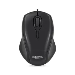 CYBERTEL - Mouse Oficina Alambrico 1000DPI Negro Cybertel Dvinci CYB M201