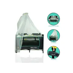 BABY KITS - Cuna Corral para Bebés «SOHO» Blue