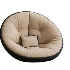 GENERICO - Futon Tipo Gota Estilo Japones Gris