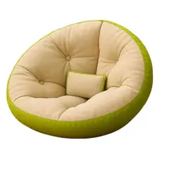 GENERICO - Futon Tipo Gota Estilo Japones Verde