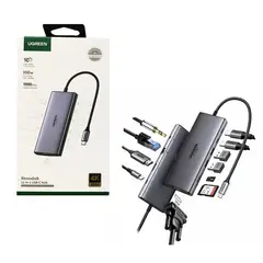 UGREEN - Adaptador Multipuertos Hub 11 en 1 Original