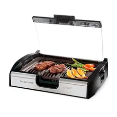 OSTER - Grill Parrilla y plancha con Bioceramic CKSTGR3006053