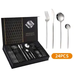 PIA COPELLO STORE - Set de Cubiertos Premium 24 Piezas
