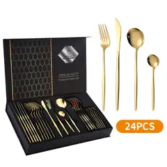 PIA COPELLO STORE - Set de Cubiertos Premium 24 Piezas