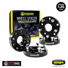 POWERED BY G4X4 GLOBAL 4 X 4 PE - Espaciadores 1.25 pulg de aluminio y centrador para Jeep