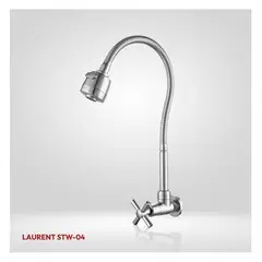 STONE - LLAVE DE COCINA A LA PARED LAURENT STW-04 CROMADO STONE