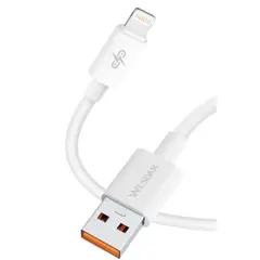 WESDAR - - Cable 200cm Lightning a USB PD 20W 6A - Blanco