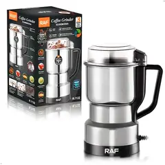 RAFF - Molinillo Marca Raf R7132 8 Aspas De 300w Para Cafe Granos