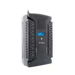 FORZA - Forza Ht-752Lcd Ups 750Va 450W - Protección Avanzada, 10 Salidas, Display Lcd, Conexión On