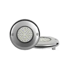 GENERICO - Mini reflector para Piscina 5W 12V LED D102mm Luz Cálida Pool System