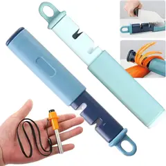 GENERICO - 2 Afilador de cuchillos y pelador de alimentos + Encendedor Infinito