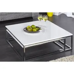 GENERICO - Mesa de Centro BIG FUSION  Acero Inoxidable 2 piezas