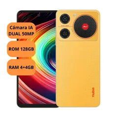 ZTE - Celular Nubia Music ROM 128GB RAM 4GB Cámara 50MP Z2353 Naranja