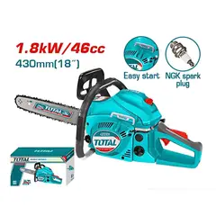 TOTAL TOOLS - Motosierra a Gasolina 1 8KW 550ml Industrial Total