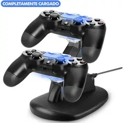 SEISA - Cargador Dual Shock Ps4 Mandos Playstation Ps4 LED Vertical