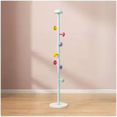INSPIRA - Perchero Infantil de Pie con Ganchos en Forma de Honguito