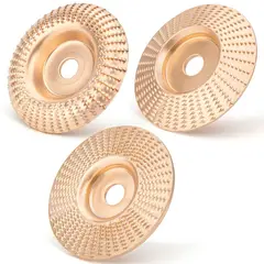OEM - 03 Disco Escofina 4 Pulgadas Desbaste Tallado Moledeado Madera