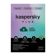 KASPERSKY - Plus Latam 10 Dispositivos - Protección Avanzada Para Toda Tu Familia