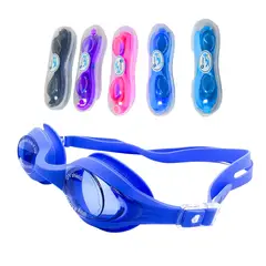 GRAVITAL - Lentes Para Natación Básico Para Niños Azul -