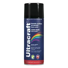 GENERICO - Pintura En Spray Negro Brillante Ultracraft - 40021