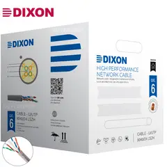 DIXON - Cable UTP RED CAT6 4Px24AWG 305MTS Cobre