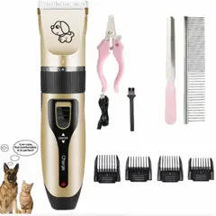 GENERICO - Kit Cortadora Pelo Perro Con accesorios inalámbrica