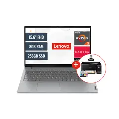 LENOVO - Combo Laptop V15 G4 AMD Ryzen 3 7320U 8GB RAM 256GB SSD 15.6" FHD y Impresora Epson L3250