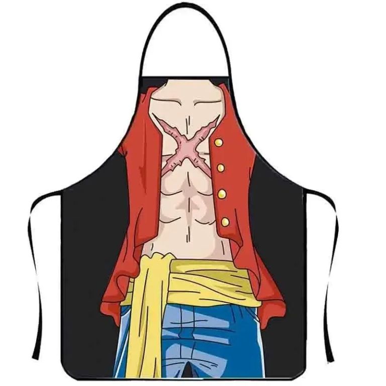 Mandil Delantal diseño Luffy de una pieza