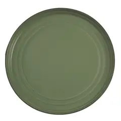 GENERICO - PLATOS CERAMICA  24' VERDE MATE 2UNIDADES