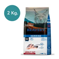 BRAVERY - Herring Cat Adulto Esterilizado 2kg