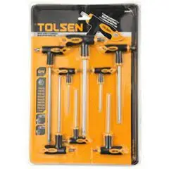 TOLSEN - Juego de Destornillador en T Con mango TORX 8 PCS - 20061