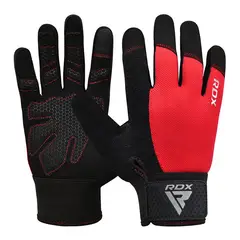 RDX - Guantes para Levantamiento de Pesas RDX W1F Plus Rojo - S
