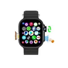 GENERICO - DW100 Pro Chip 4G Android 128GB + 8GB Negro