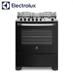 ELECTROLUX - COCINA A GAS 5 HORNILLAS TRIPLE LLAMA - 76USM -