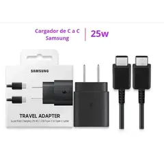 OEM - Cargador para Samsung 25W Tipo C con Cable Color Negro