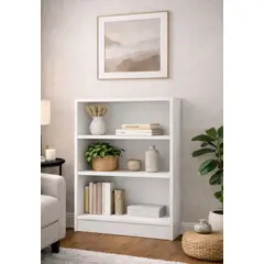 GENERICO - ESTANTE DE 3 REPISAS - SOLAR WHITE