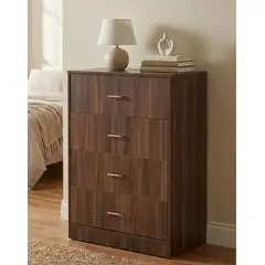 GENERICO - ESTANTE DE 3 REPISAS - MED BROWN