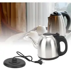 OEM - Hervidor De Agua Eléctrico 1200mL 1350W Retro De Acero Inoxidable