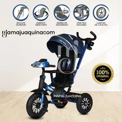 BABY - Triciclo Guiador Musical «DUDU» Blue