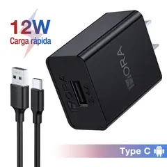 GENERICO - Cargador y Cable USB Tipo C GAR142 - 1HORA