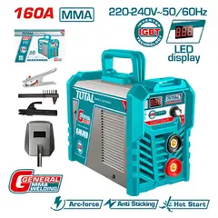 TOTAL TOOLS - Maquina Soladadora Inverter MMA 15-160Amp LED