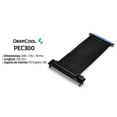 DEEPCOOL - Cable de Extension para Tarjeta Grafica PEC 300