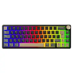 ROYAL KLUDGE - Teclado Royal Kludge RK R65 Cableado PHANTOM  Brown Switch